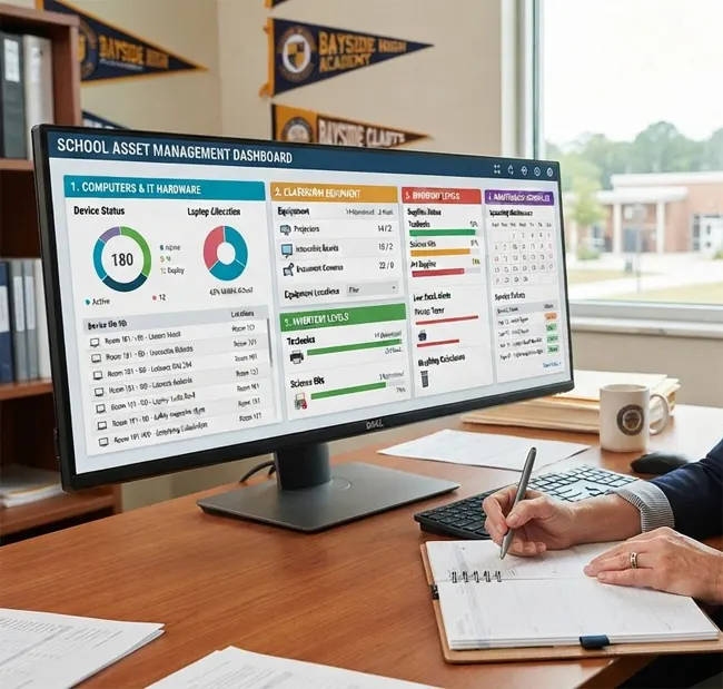 What is school asset management software?