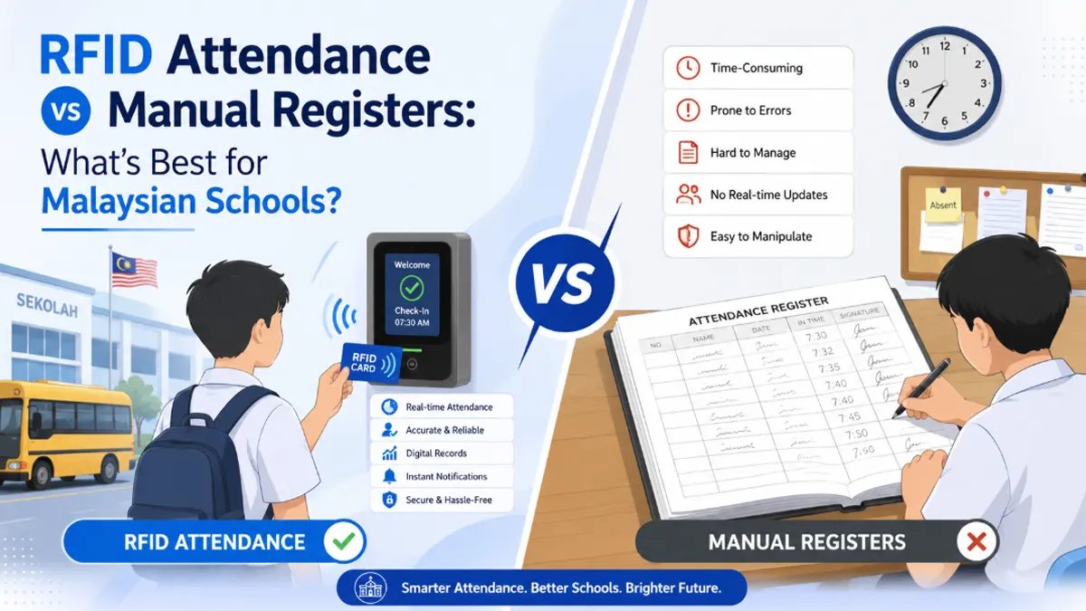 RFID Attendance vs Manual Registers: Which Attendance System Is Best for Malaysian Schools?