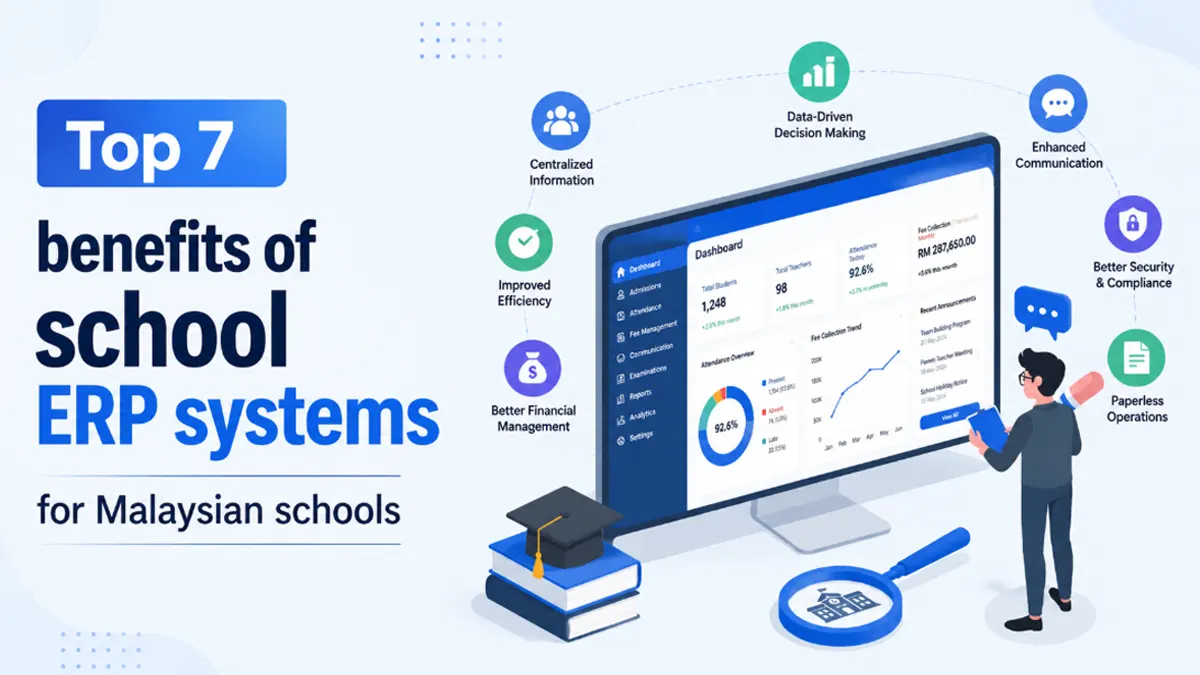 Top 7 benefits of school ERP systems for Malaysian schools